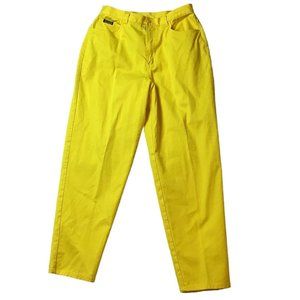 Lauren Jeans Co. Ralph Lauren Petite Women's Yellow Capri Pants Size 12P
